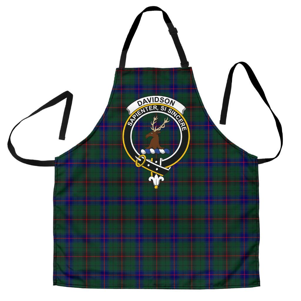 Davidson Modern Tartan Crest Apron