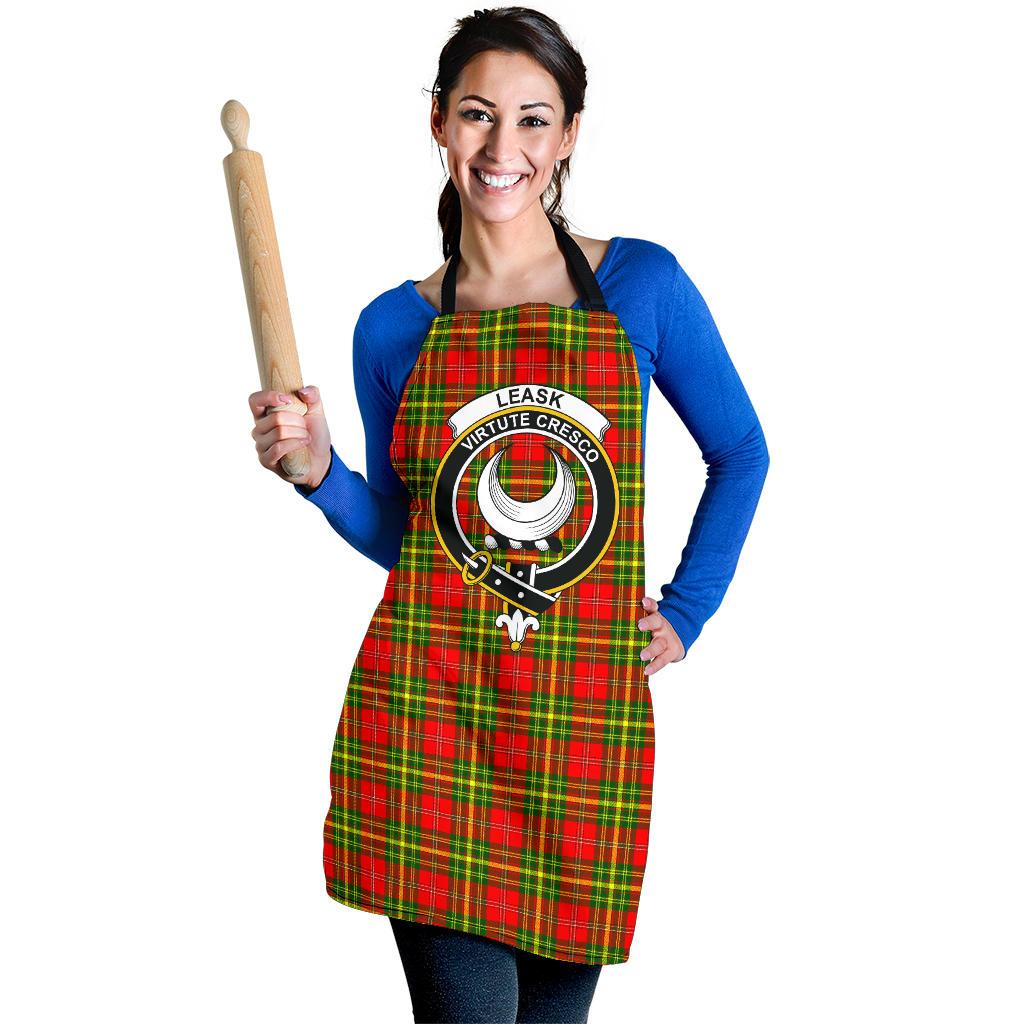 Leask Tartan Crest Apron