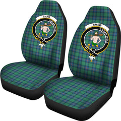 Shaw Of Sauchie Tartan Crest Car Seat Cover