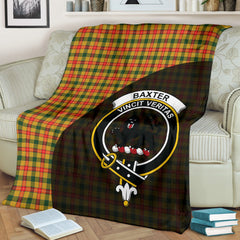 Baxter Tartan Crest Blanket - 3 Sizes