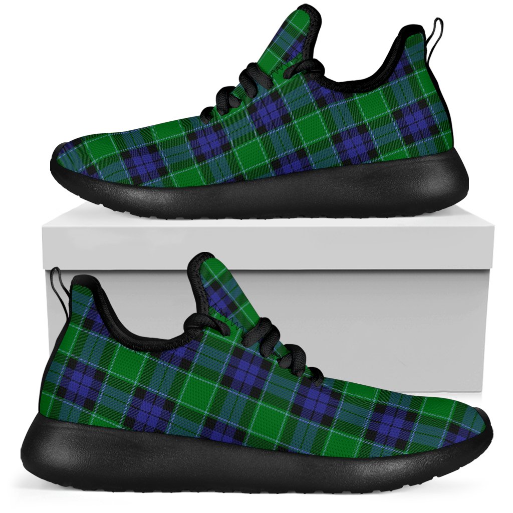 Graham of Menteith Modern Tartan Mesh Knit Sneakers