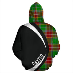 Baxter Modern Tartan Crest Hoodie - Circle Style