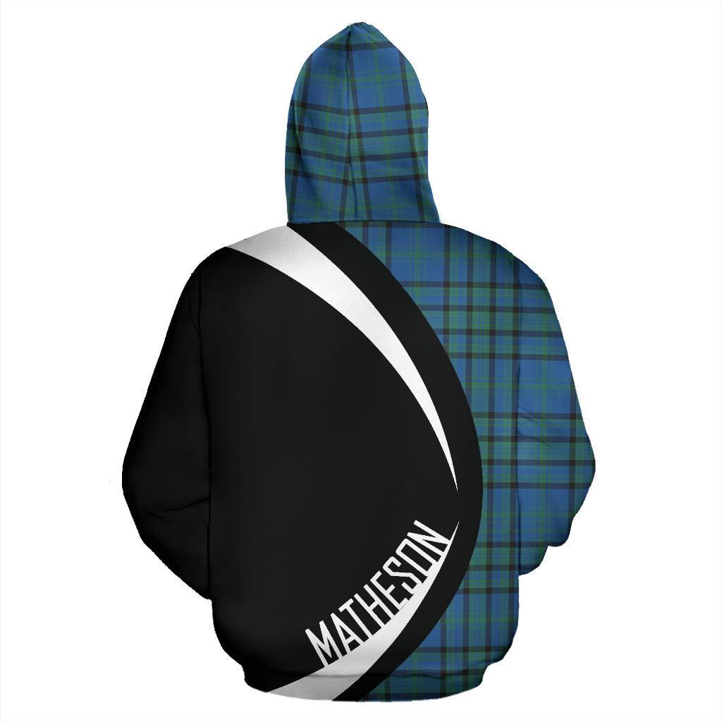 Matheson Hunting Ancient Tartan Crest Hoodie - Circle Style