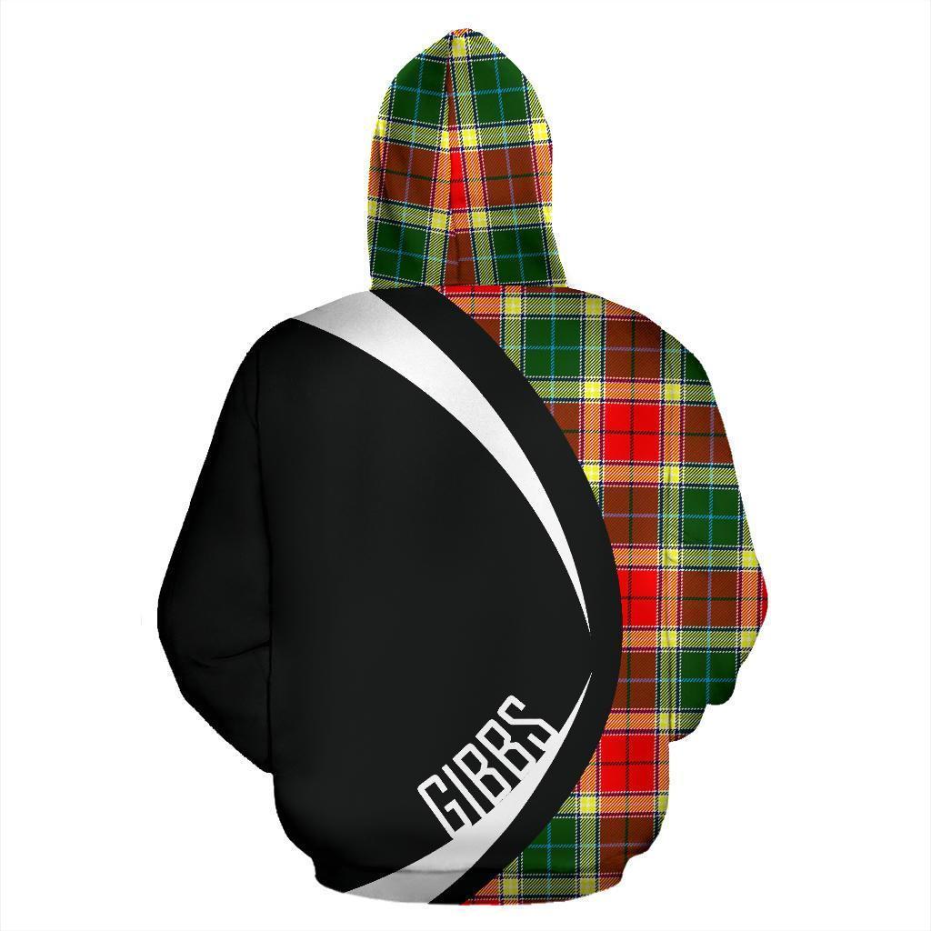 Gibbs Tartan Crest Hoodie - Circle Style