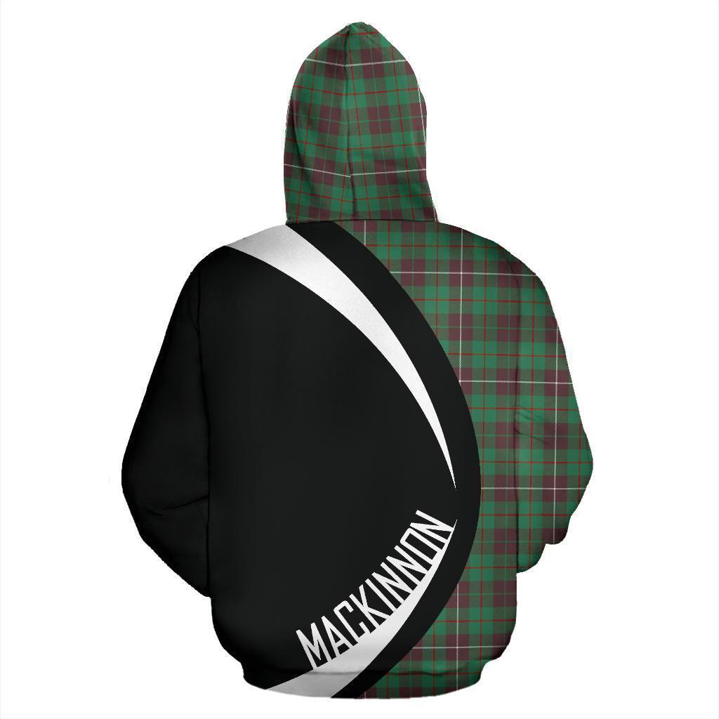 MacKinnon Hunting Ancient Tartan Crest Hoodie - Circle Style