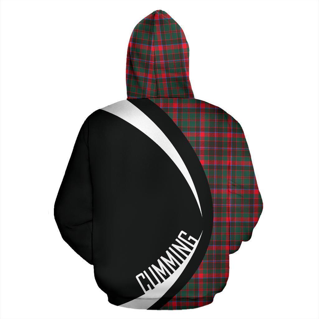 Cumming Hunting Modern Tartan Crest Hoodie - Circle Style