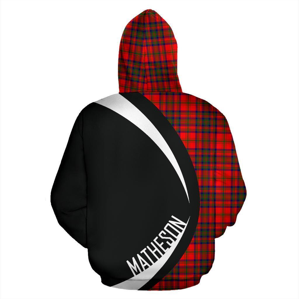 Matheson Modern Tartan Crest Hoodie - Circle Style