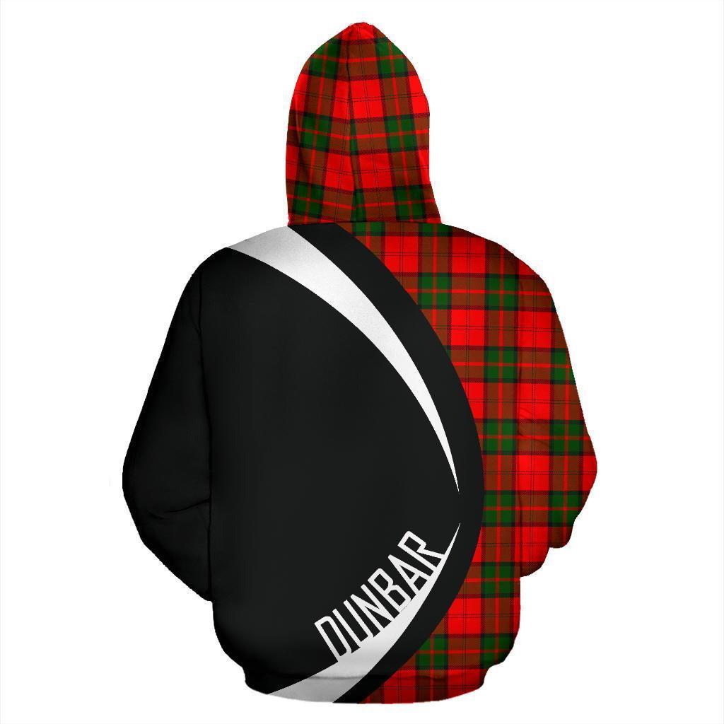 Dunbar Modern Tartan Crest Hoodie - Circle Style