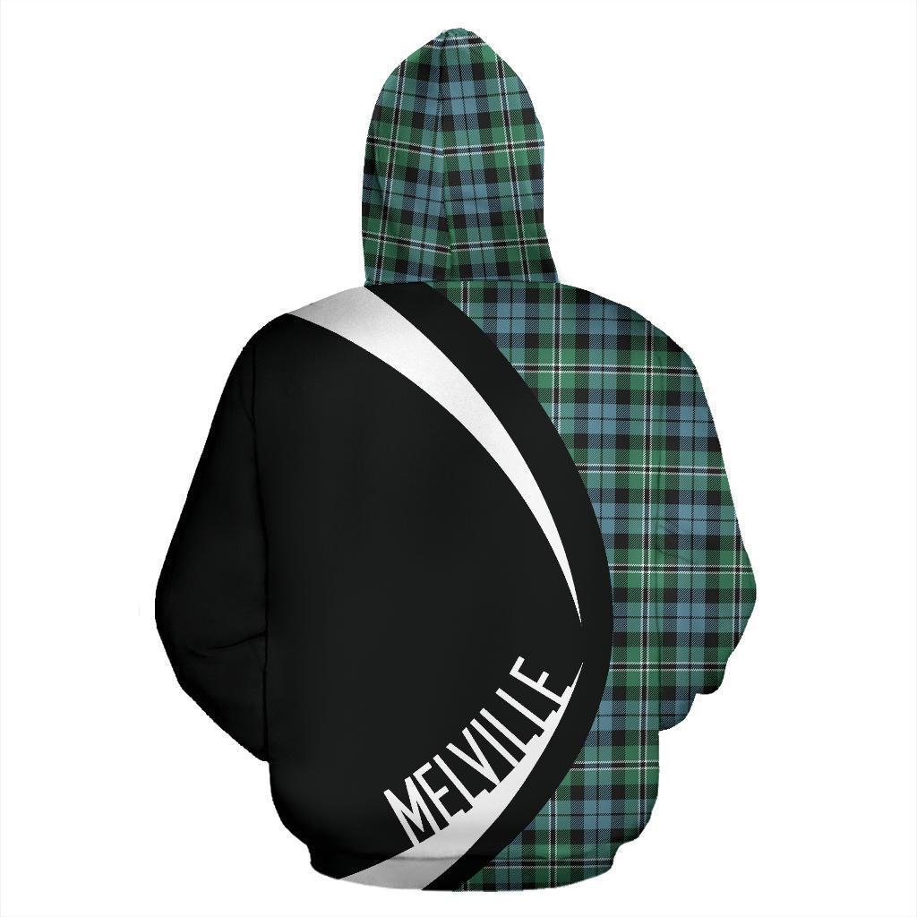 Melville Tartan Crest Hoodie - Circle Style