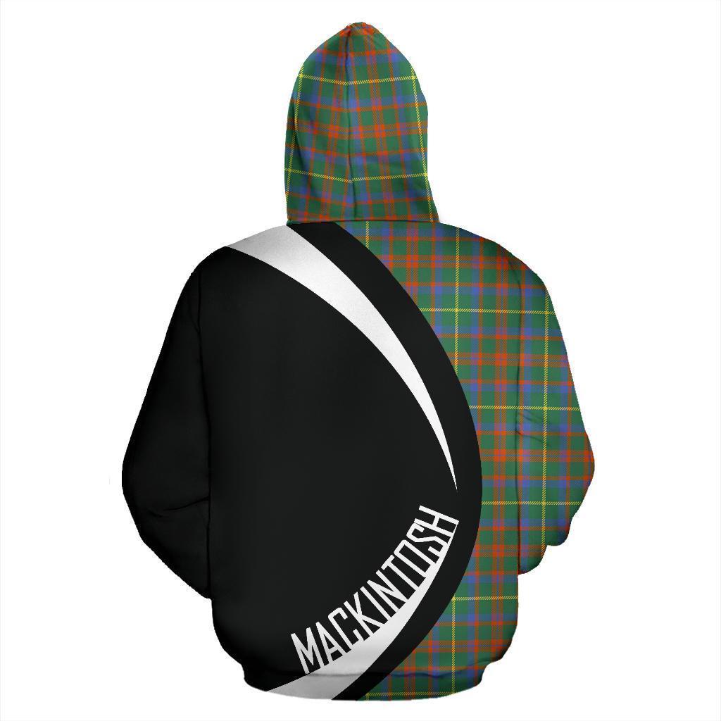 MacKintosh Hunting Ancient Tartan Crest Hoodie - Circle Style