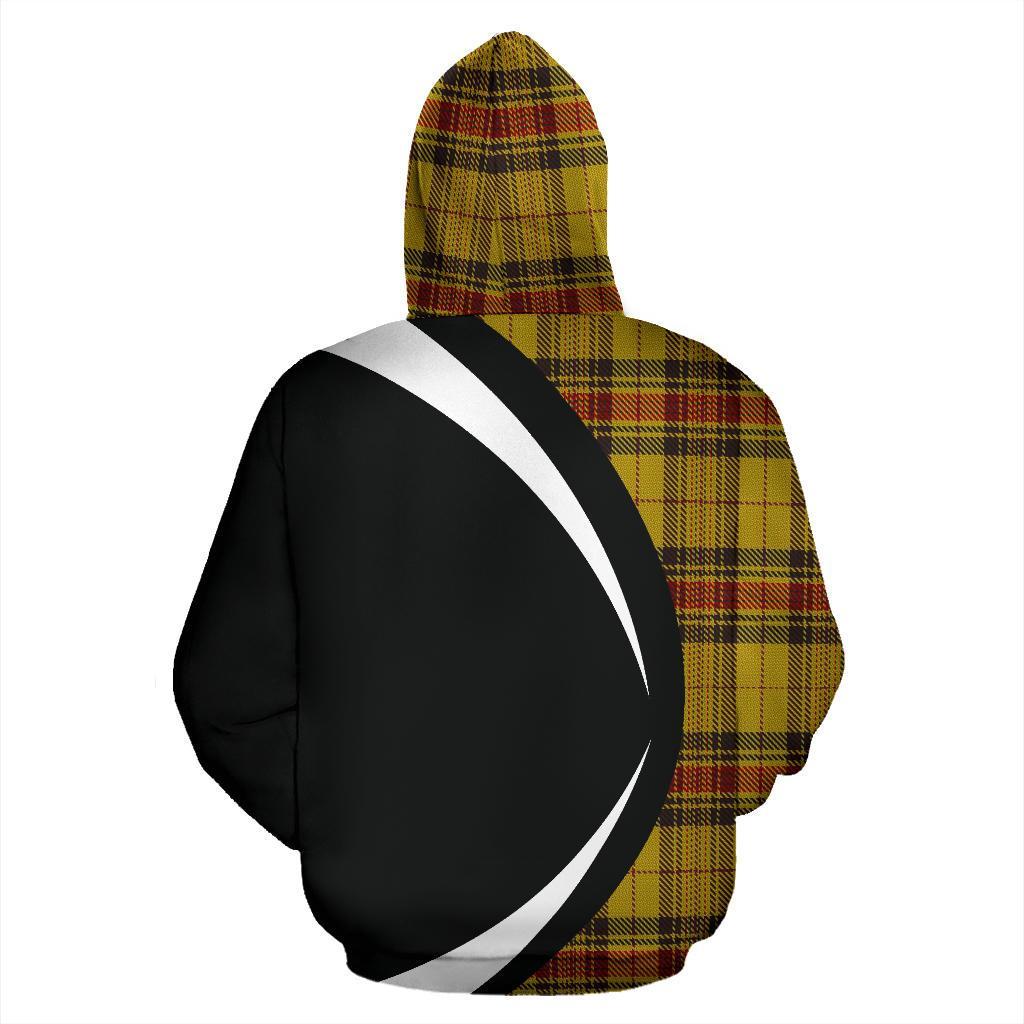 Morgan Of Wales Tartan Crest Zipper Hoodie - Circle Style