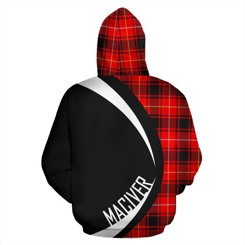 MacIver Modern Tartan Crest Hoodie - Circle Style