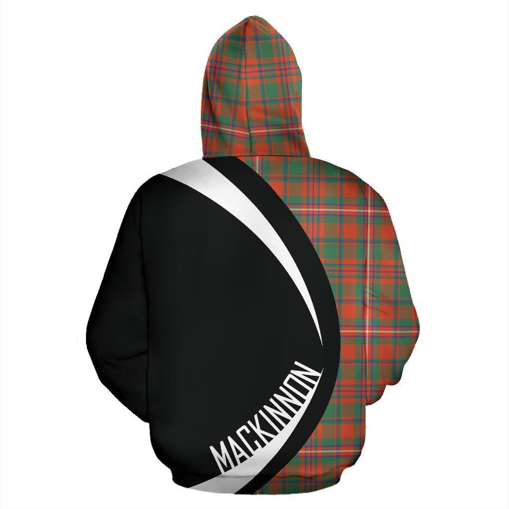 MacKinnon Ancient Tartan Crest Hoodie - Circle Style