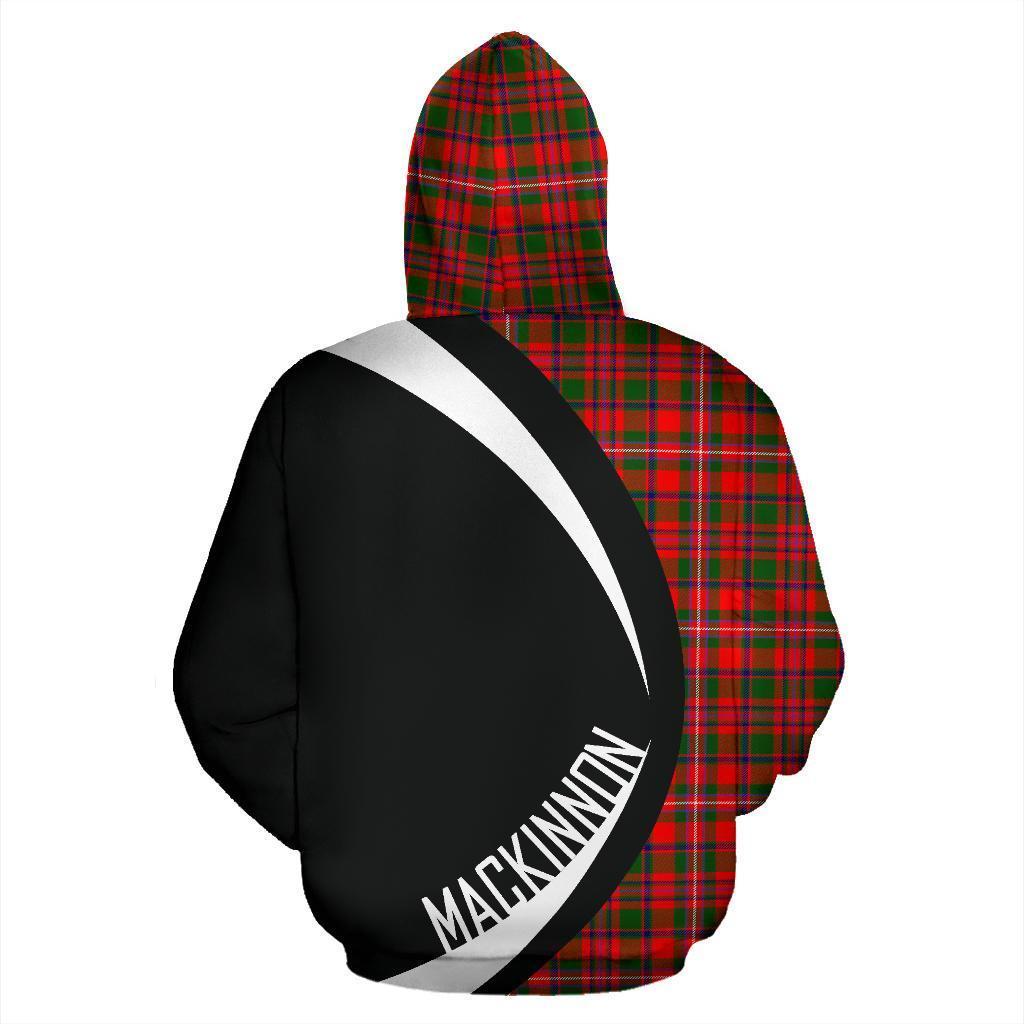 MacKinnon Modern Tartan Crest Hoodie - Circle Style