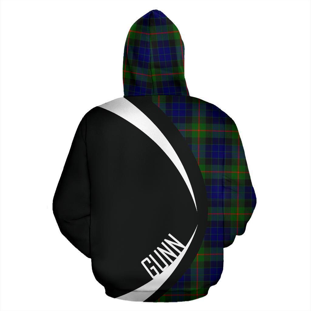 Gunn Modern Tartan Crest Zipper Hoodie - Circle Style