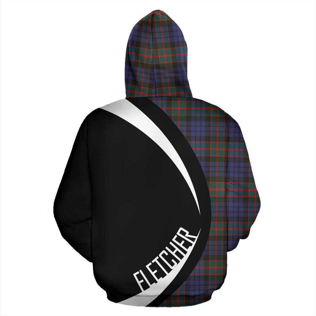 Fletcher of Dunans Tartan Crest Hoodie - Circle Style