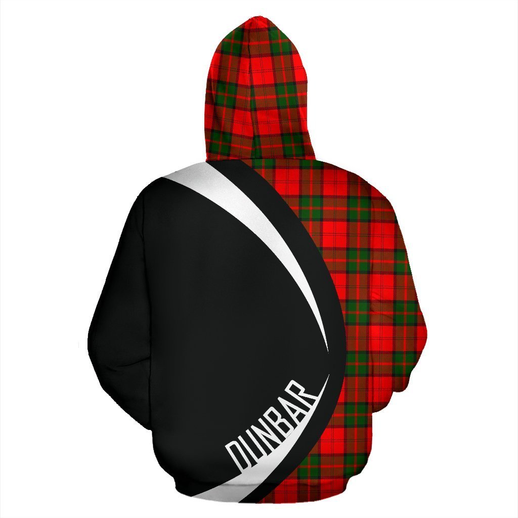 Dunbar Modern Tartan Crest Zipper Hoodie - Circle Style