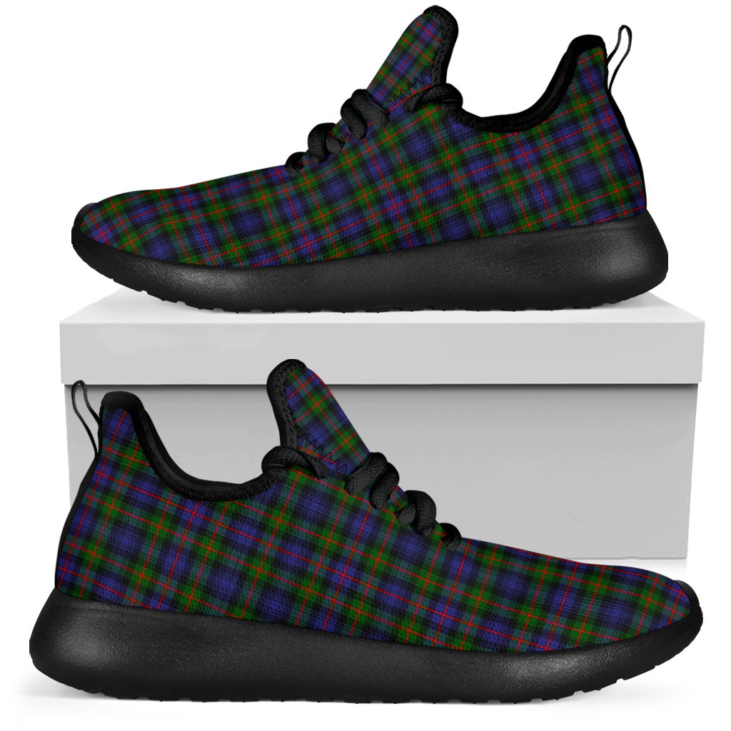 Murray of Atholl Modern Tartan Mesh Knit Sneakers