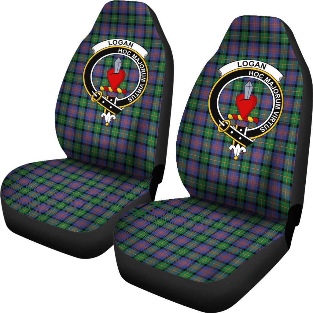 Logan Ancient Tartan Crest Car Seat Covers