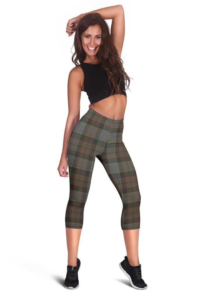 Outlander Fraser Tartan Capris Leggings