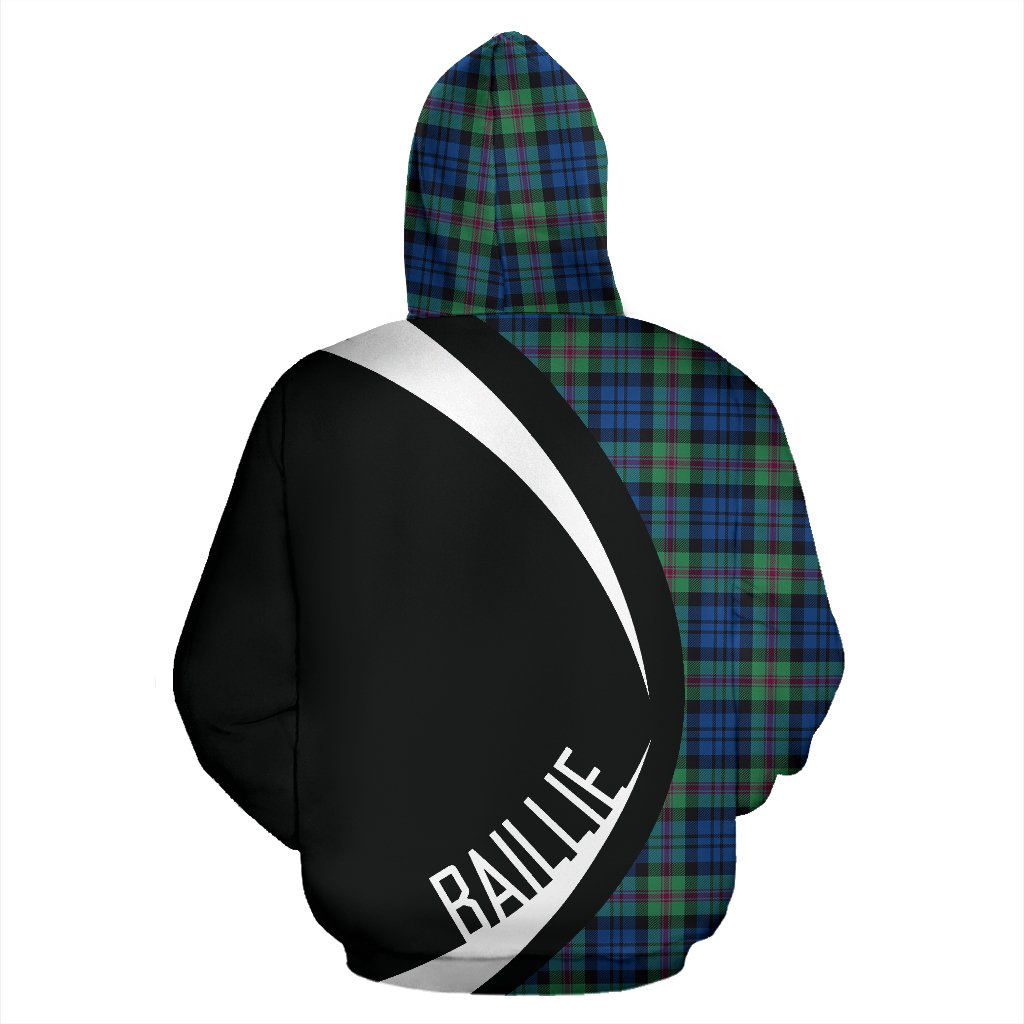 Baillie Ancient Tartan Crest Hoodie - Circle Style