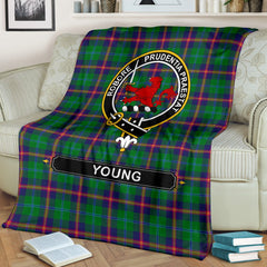 Young Family Tartan Crest Blankets