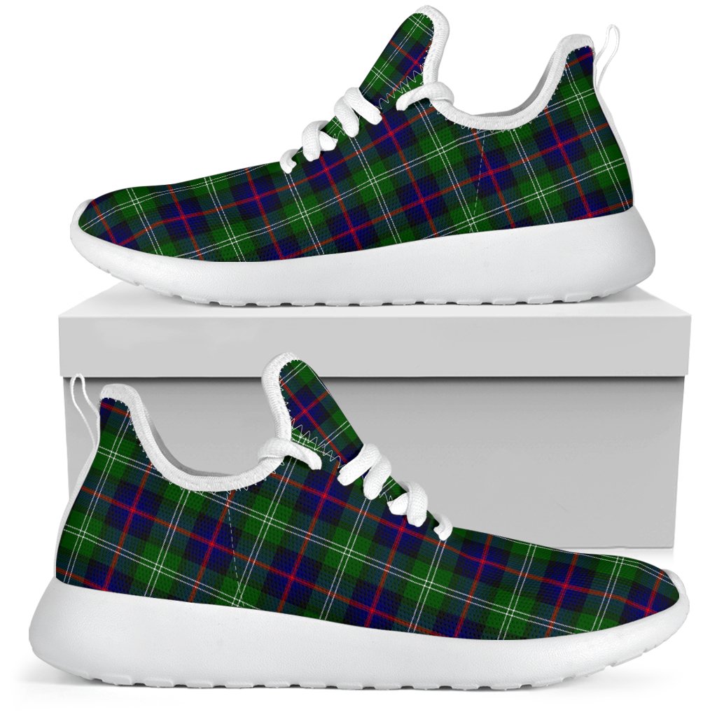 Sutherland Modern Tartan Mesh Knit Sneakers