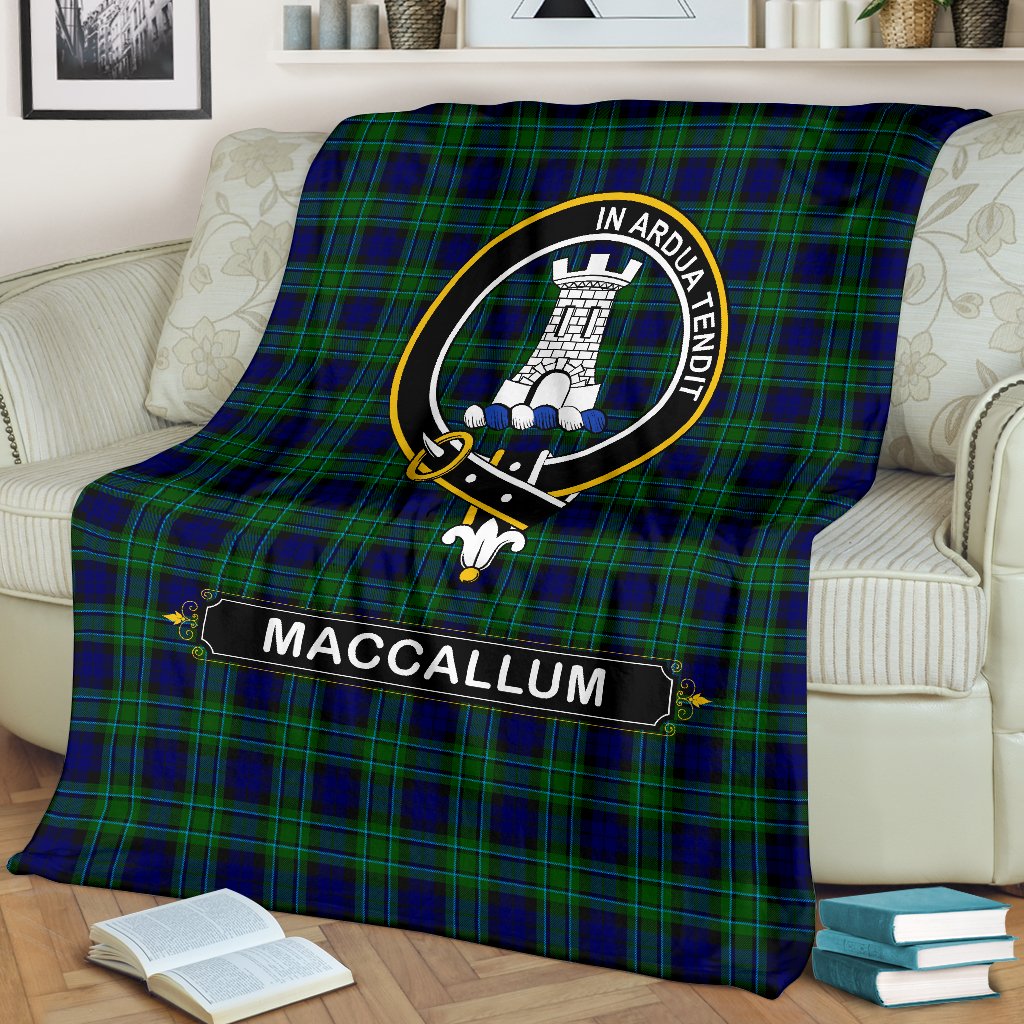 MacCallum Tartan Crest Blankets