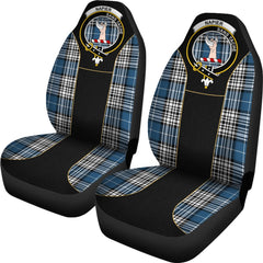 Napier Tartan Crest Special Style Car Seat Cover