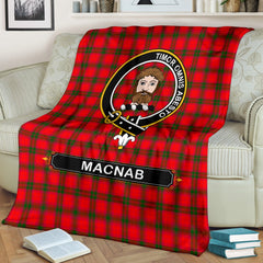 MacNab Family Tartan Crest Blankets