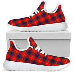 Fraser Modern Tartan Mesh Knit Sneakers