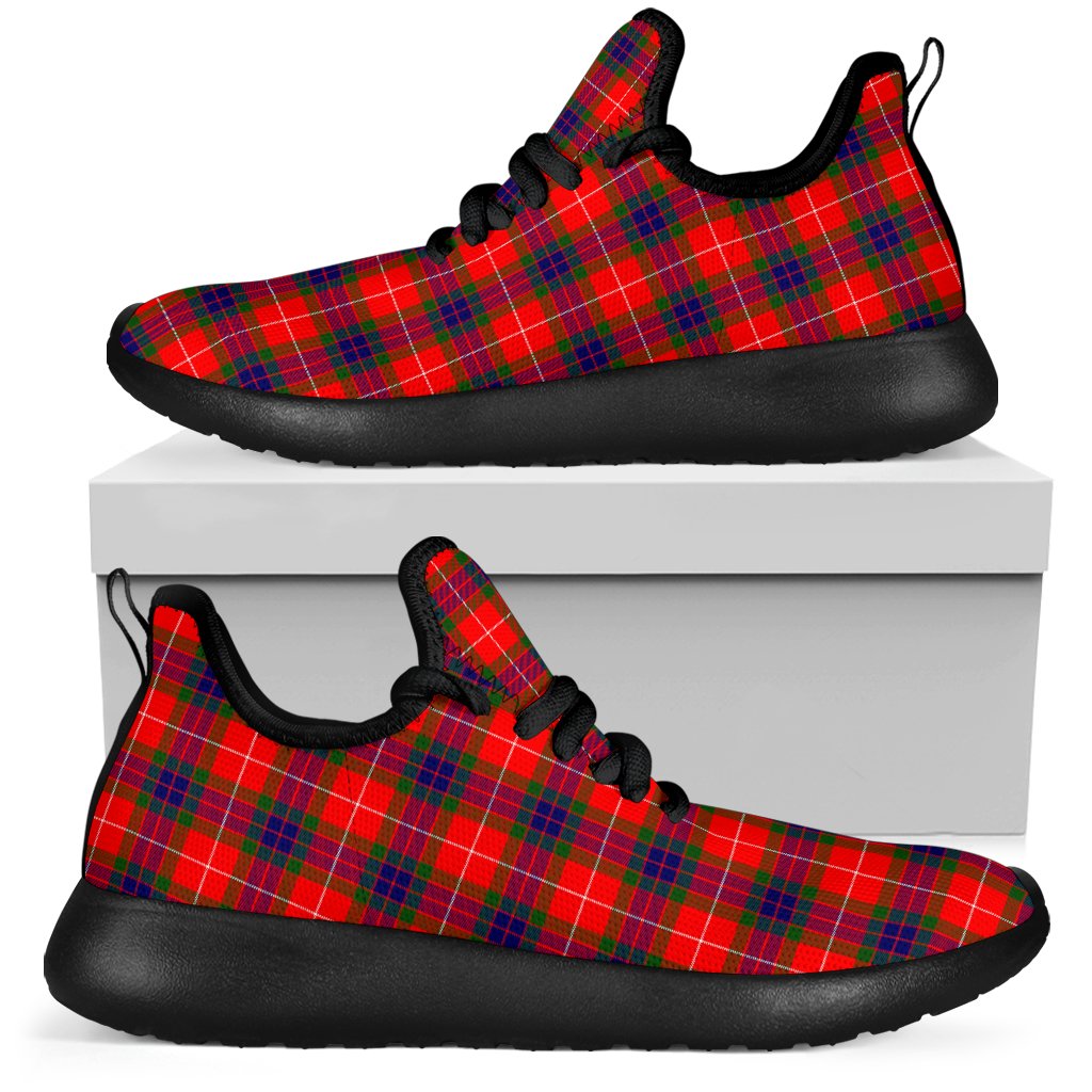 Fraser Modern Tartan Mesh Knit Sneakers