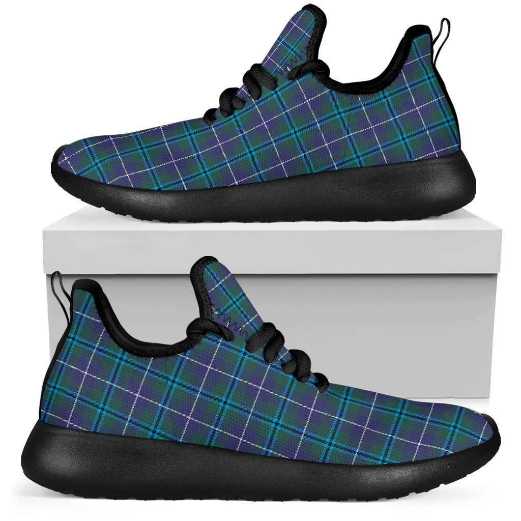 Douglas Modern Tartan Mesh Knit Sneakers