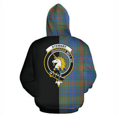 Stewart of Appin Hunting Ancient Tartan Crest Zipper Hoodie - Half Of Me Style