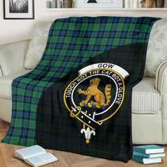 Graham of Menteith Ancient Tartan Crest Blanket Wave Style