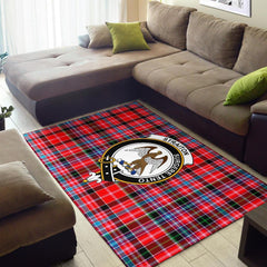 Straiton Tartan Crest Area Rug