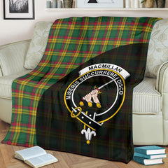 MacMillan Old Ancient Tartan Crest Blanket Wave Style