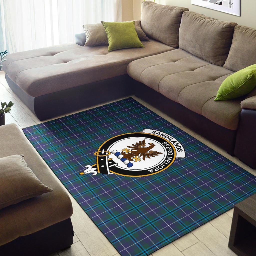 Sandilands Tartan Crest Area Rug