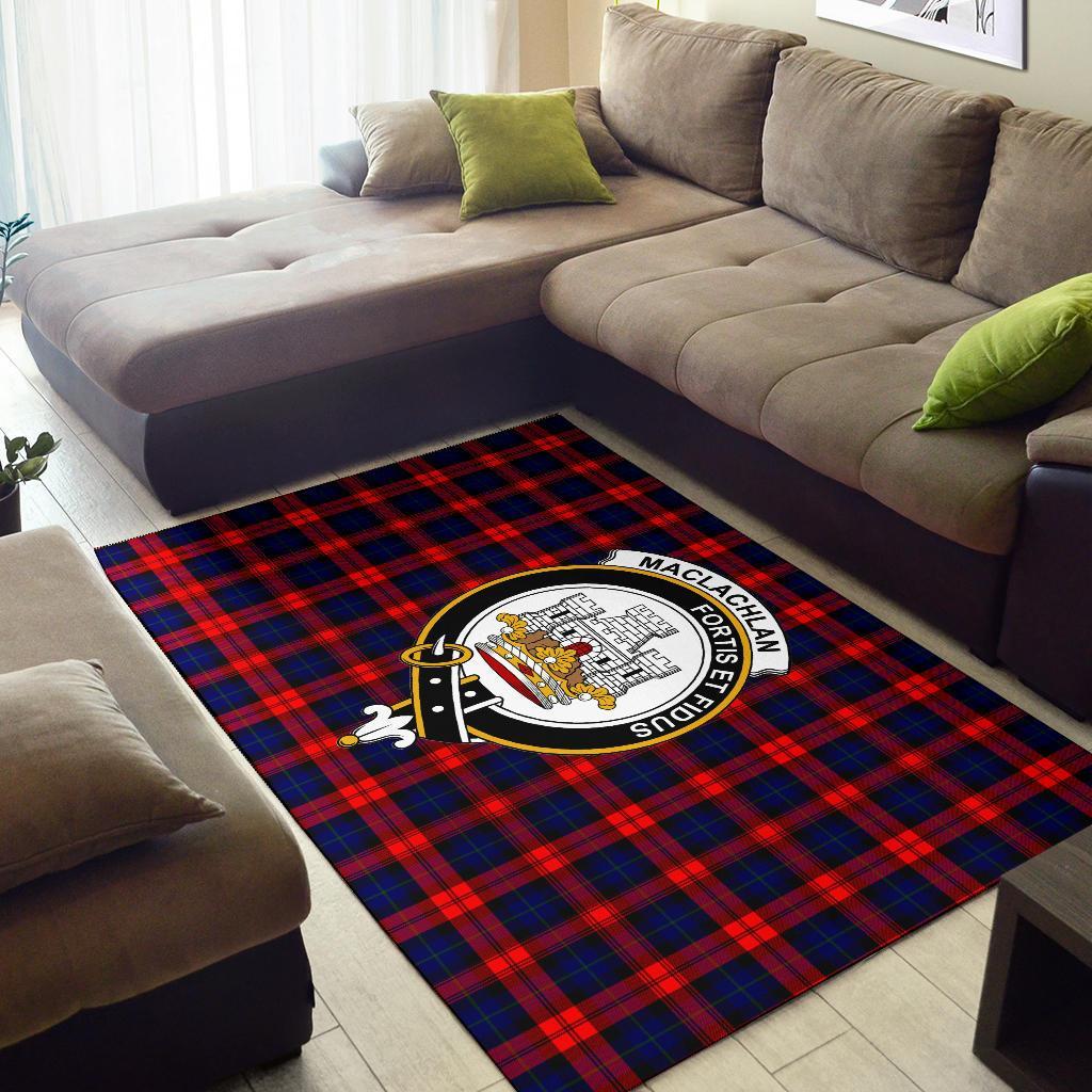 Maclachlan Tartan Crest Area Rug