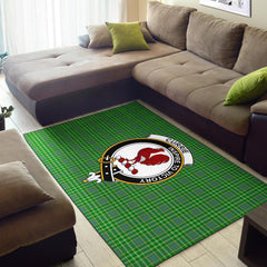 Currie Tartan Crest Area Rug