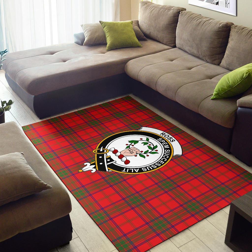 Ross Tartan Crest Area Rug