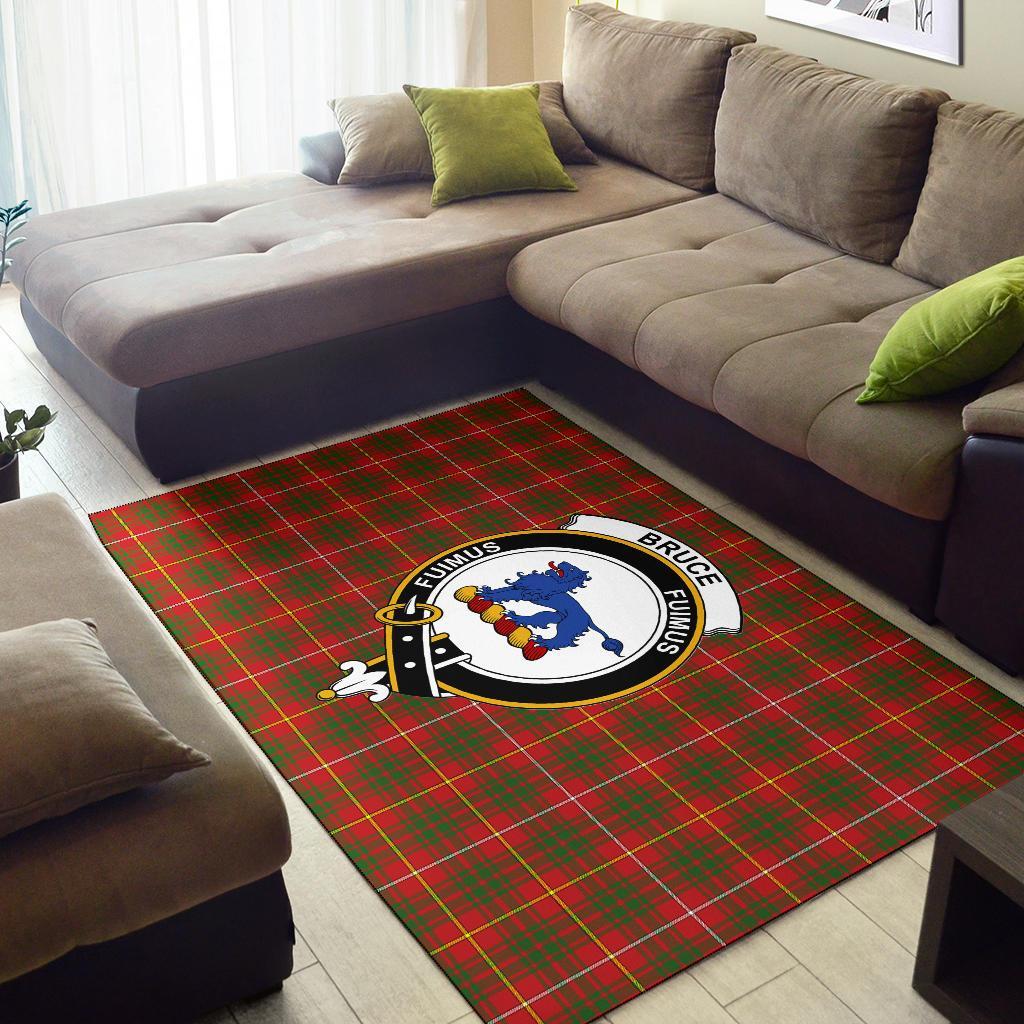 Bruce Tartan Crest Area Rug