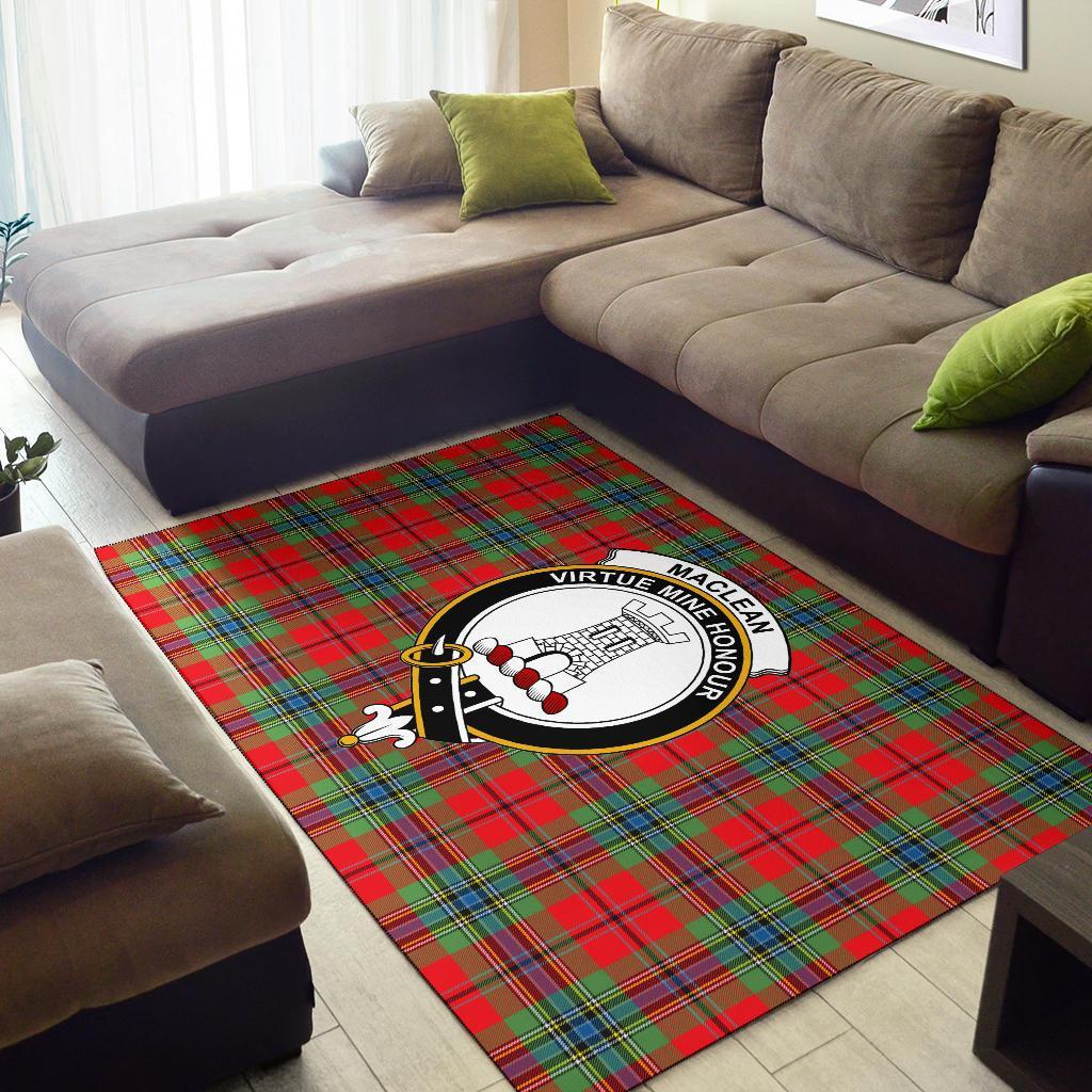 MacLean Tartan Crest Area Rug