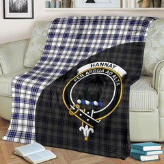 Hannay Modern Tartan Crest Blanket Wave Style