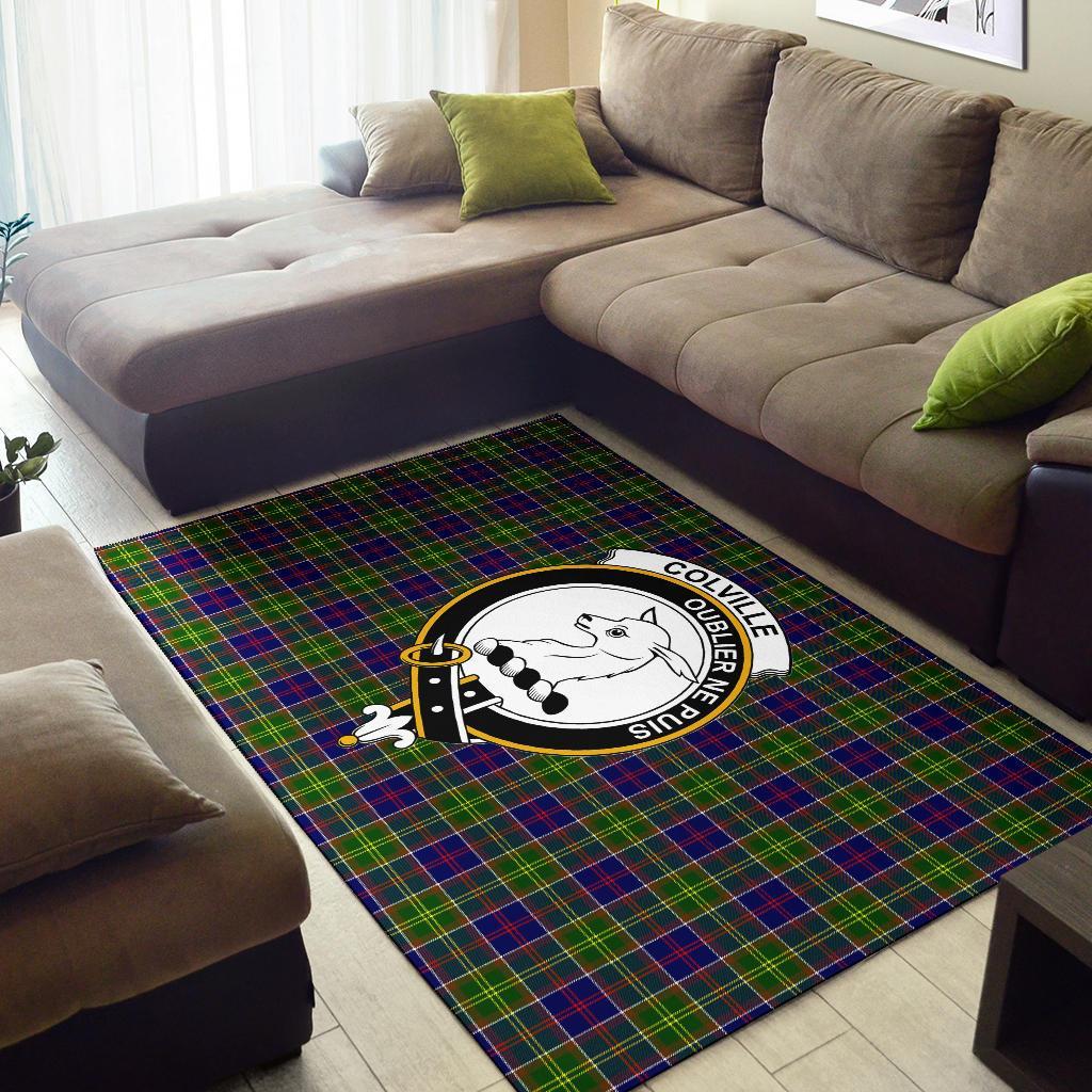 Colville Tartan Crest Area Rug