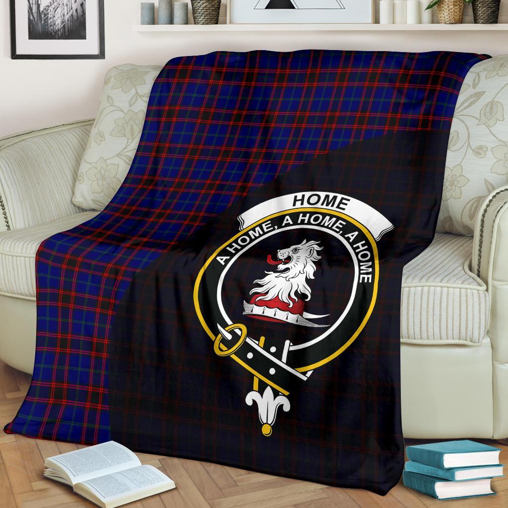 Home Modern Tartan Crest Blanket Wave Style