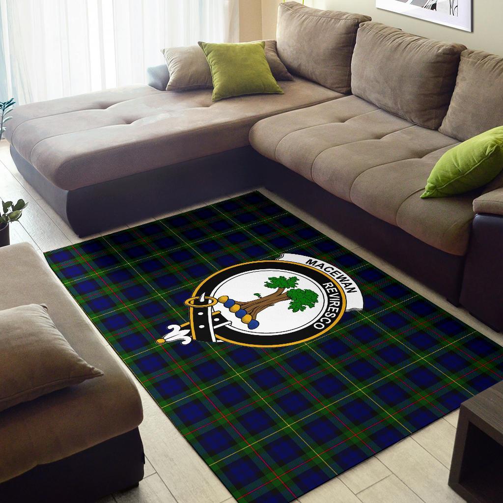 Macewen Tartan Crest Area Rug