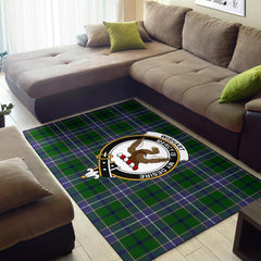 Wishart Tartan Crest Area Rug