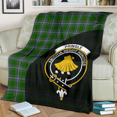 Pringle Tartan Crest Blanket Wave Style