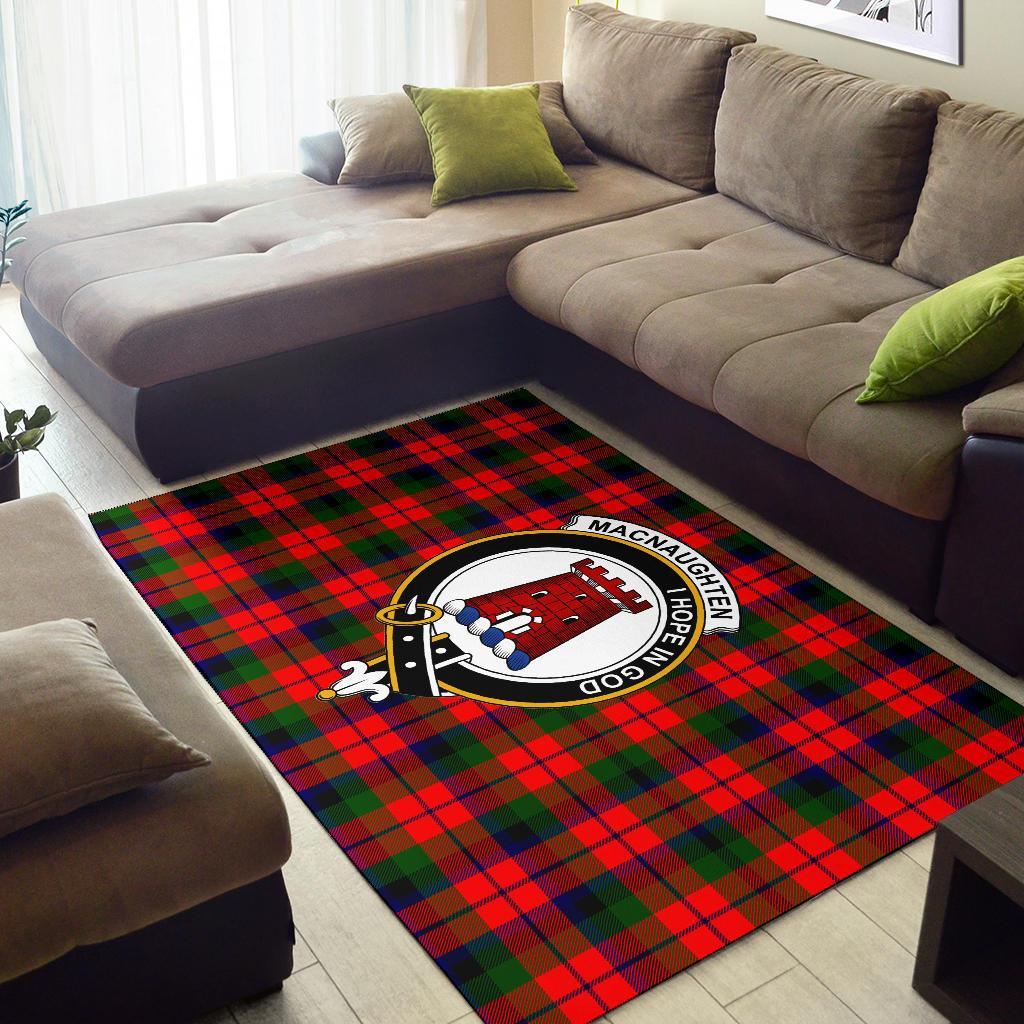 MacNaughten Tartan Crest Area Rug